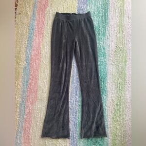 Out From Under Green/Gray Velour Pants